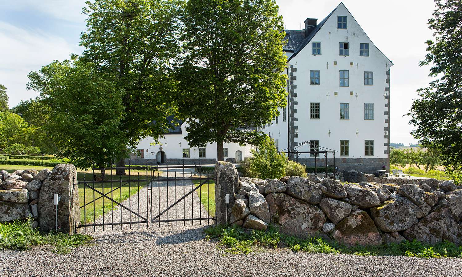 Foto på Salnecke slott.